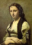 Woman with a Pearl camille corot